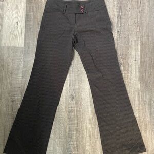 Tracy Evans black Pinstripe Trousers